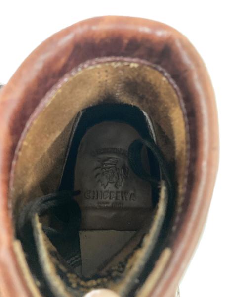 CHIPPEWA（チペワ）CHIPPEWA (チペワ) 6インチユーティリティブーツ ブラウン サイズ:26.5の古着・服飾アイテム