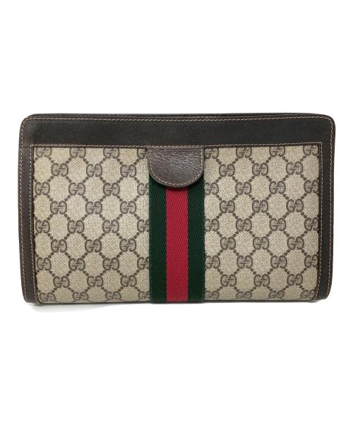 GUCCI（グッチ）GUCCI (グッチ) クラッチバッグ ベージュ サイズ:実寸サイズにてご確認ください。の古着・服飾アイテム