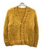BAA COSTUME MFGビーエーエーコスチュームエムエフジー）の古着「モヘアカーディガン」｜マスタード