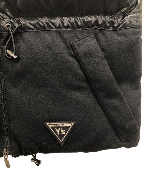 MONCLER（モンクレール）MONCLER (モンクレール) Y's (ワイズ) ダウンベスト ブラック サイズ:3の古着・服飾アイテム