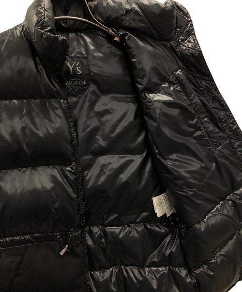 MONCLER（モンクレール）MONCLER (モンクレール) Y's (ワイズ) ダウンベスト ブラック サイズ:3の古着・服飾アイテム