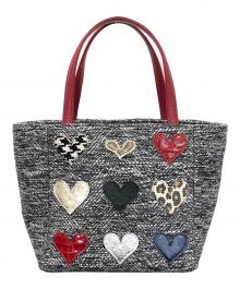 Think Bee!（シンクビー!）の古着「ハンドバッグ Just heart(ジャストハート)」｜グレー