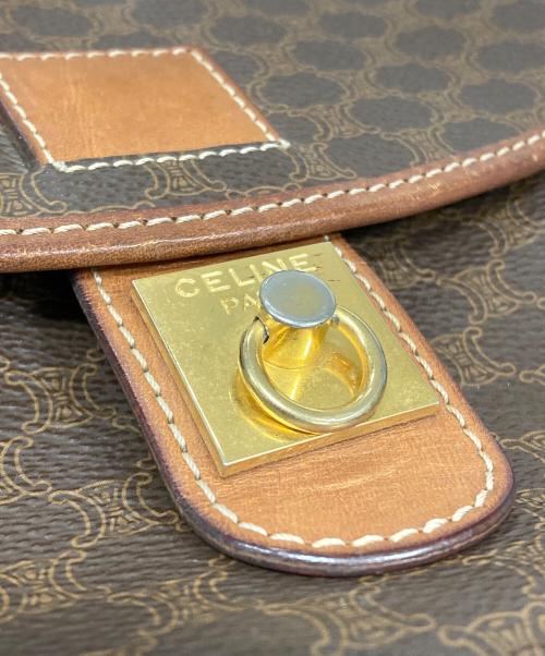 CELINE（セリーヌ）CELINE (セリーヌ) ショルダーバッグ マカダム ブラウン サイズ:実寸サイズにご確認ください。の古着・服飾アイテム