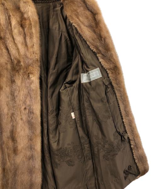 SAGA MINK（サガミンク）SAGA MINK (サガミンク) ファーコート ブラウン サイズ:11の古着・服飾アイテム