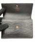 中古・古着 LOUIS VUITTON (ルイ ヴィトン) 3つ折り財布 エピ ポルトトレゾールエテュイパピエ ブラック サイズ:実寸サイズにご確認ください。：20000円