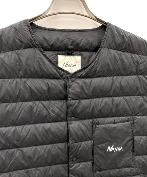 NANGA（ナンガ）NANGA (ナンガ) 半袖ダウンジャケット ブラック サイズ:Mの古着・服飾アイテム