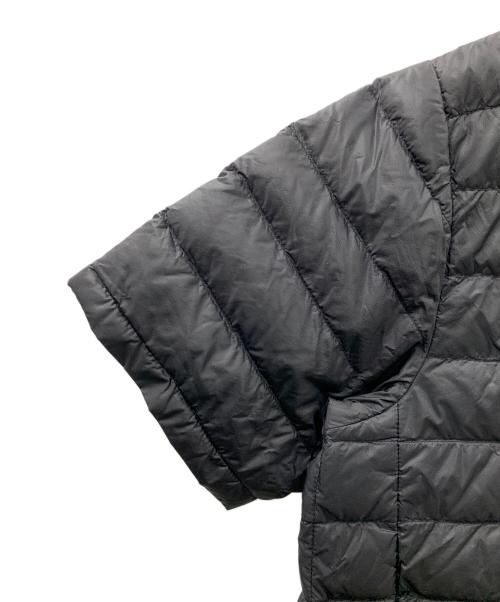 NANGA（ナンガ）NANGA (ナンガ) 半袖ダウンジャケット ブラック サイズ:Mの古着・服飾アイテム