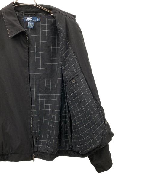 POLO RALPH LAUREN（ポロ・ラルフローレン）POLO RALPH LAUREN (ポロ・ラルフローレン) スイングトップ ブラック サイズ:Lの古着・服飾アイテム