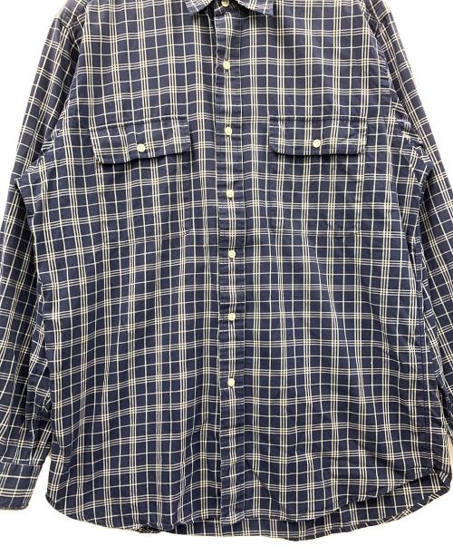 POLO RALPH LAUREN（ポロ・ラルフローレン）POLO RALPH LAUREN (ポロ・ラルフローレン) シャツ WHITFIELD（ホイットフィールド） ネイビー サイズ:Mの古着・服飾アイテム