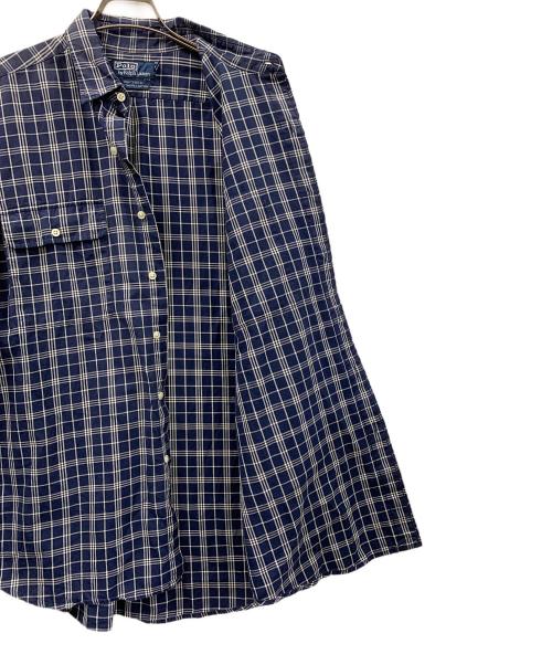 POLO RALPH LAUREN（ポロ・ラルフローレン）POLO RALPH LAUREN (ポロ・ラルフローレン) シャツ WHITFIELD（ホイットフィールド） ネイビー サイズ:Mの古着・服飾アイテム