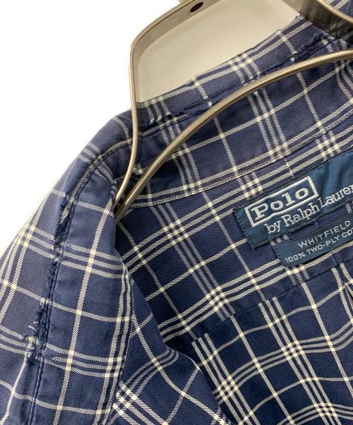 POLO RALPH LAUREN（ポロ・ラルフローレン）POLO RALPH LAUREN (ポロ・ラルフローレン) シャツ WHITFIELD（ホイットフィールド） ネイビー サイズ:Mの古着・服飾アイテム