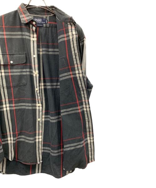 POLO RALPH LAUREN（ポロ・ラルフローレン）POLO RALPH LAUREN (ポロ・ラルフローレン) シャツ チャコールグレー サイズ:XLの古着・服飾アイテム