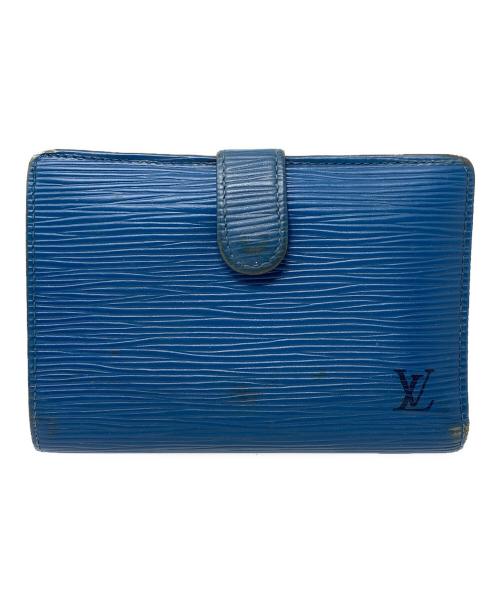 LOUIS VUITTON（ルイ ヴィトン）LOUIS VUITTON (ルイ ヴィトン) 2つ折り財布 エピ ポルトフォイユ ヴィエノワ ブルー サイズ:実寸サイズにてご確認下さい。の古着・服飾アイテム