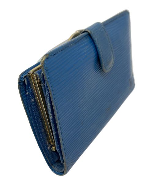 LOUIS VUITTON（ルイ ヴィトン）LOUIS VUITTON (ルイ ヴィトン) 2つ折り財布 エピ ポルトフォイユ ヴィエノワ ブルー サイズ:実寸サイズにてご確認下さい。の古着・服飾アイテム