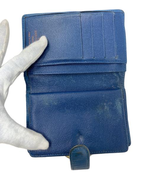 LOUIS VUITTON（ルイ ヴィトン）LOUIS VUITTON (ルイ ヴィトン) 2つ折り財布 エピ ポルトフォイユ ヴィエノワ ブルー サイズ:実寸サイズにてご確認下さい。の古着・服飾アイテム