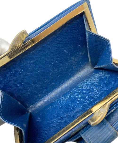 LOUIS VUITTON（ルイ ヴィトン）LOUIS VUITTON (ルイ ヴィトン) 2つ折り財布 エピ ポルトフォイユ ヴィエノワ ブルー サイズ:実寸サイズにてご確認下さい。の古着・服飾アイテム