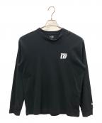 Y's×New Eraワイズ×ニューエラ）の古着「長袖Tシャツ」｜ブラック