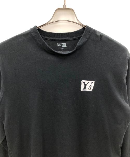 Y's（ワイズ）Y's (ワイズ) New Era (ニューエラ) 長袖Tシャツ ブラック サイズ:LARGEの古着・服飾アイテム