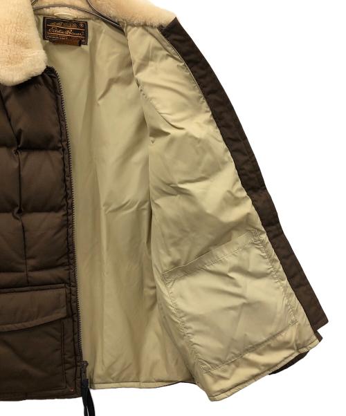 Eddie Bauer（エディーバウアー）Eddie Bauer (エディーバウアー) ダウンジャケット ブラウン サイズ:実寸サイズにてご確認ください。の古着・服飾アイテム