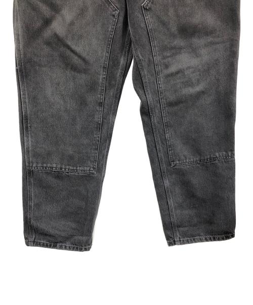 CarHartt（カーハート）CarHartt (カーハート) デニムダブルニーパンツ ブラック サイズ:32X32の古着・服飾アイテム