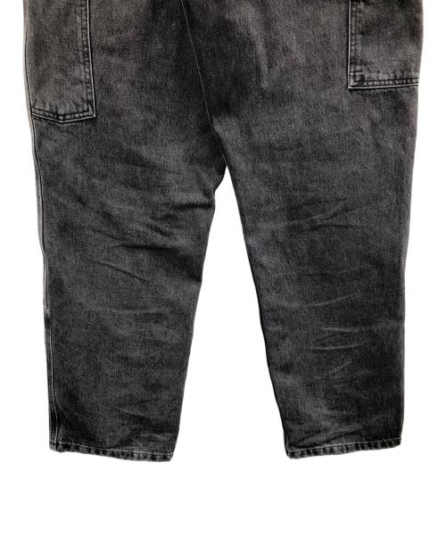 CarHartt（カーハート）CarHartt (カーハート) デニムダブルニーパンツ ブラック サイズ:32X32の古着・服飾アイテム