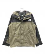 THE NORTH FACEザ ノース フェイス）の古着「マウンテンパーカー」｜カーキ×ブラック