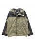 THE NORTH FACE（ザ ノース フェイス）の古着「マウンテンパーカー」｜カーキ×ブラック