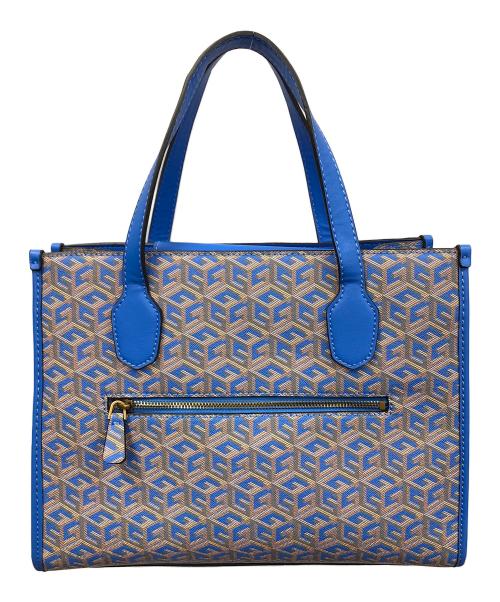 GUESS（ゲス）GUESS (ゲス) 2WAYバッグ トートバッグ ショルダーバッグ SILVANA（シルバーナ） ブルー×グレー サイズ:実寸サイズにてご確認ください。の古着・服飾アイテム