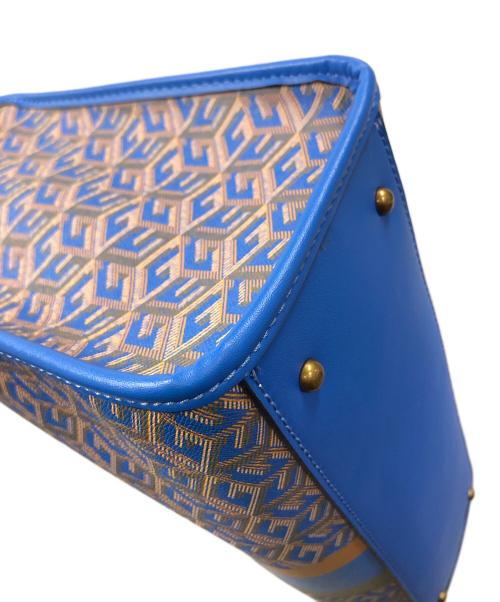 GUESS（ゲス）GUESS (ゲス) 2WAYバッグ トートバッグ ショルダーバッグ SILVANA（シルバーナ） ブルー×グレー サイズ:実寸サイズにてご確認ください。の古着・服飾アイテム