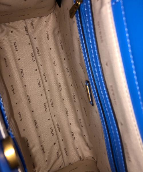 GUESS（ゲス）GUESS (ゲス) 2WAYバッグ トートバッグ ショルダーバッグ SILVANA（シルバーナ） ブルー×グレー サイズ:実寸サイズにてご確認ください。の古着・服飾アイテム