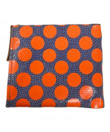 carmine（カルミネ）の古着「2つ折り財布」｜オレンジ×ネイビー