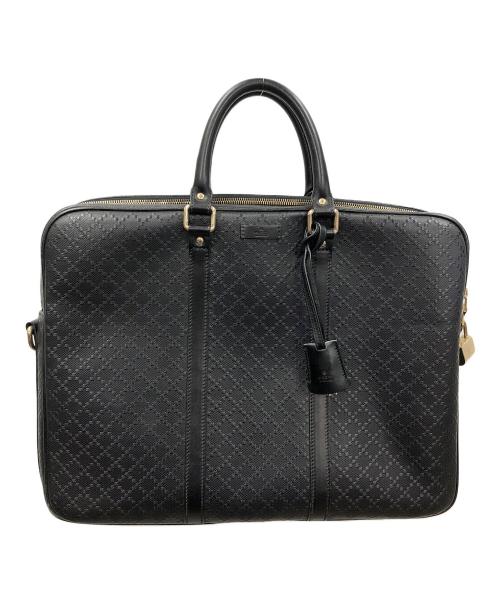 GUCCI（グッチ）GUCCI (グッチ) 2WAYバッグ ブリーフケース ショルダーバッグ ディアマンテ ブラック サイズ:実寸サイズにてご確認下さい。の古着・服飾アイテム