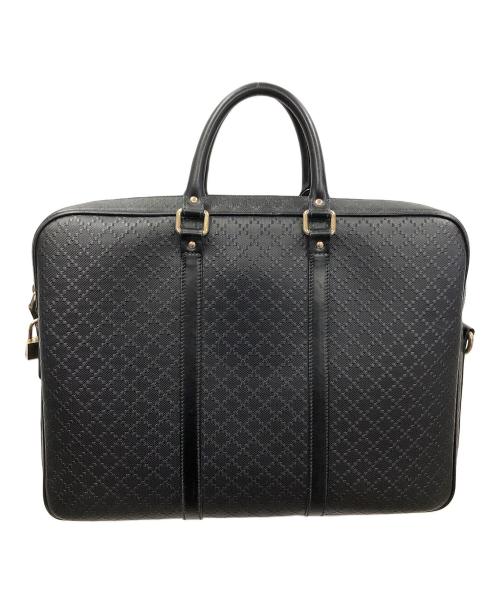 GUCCI（グッチ）GUCCI (グッチ) 2WAYバッグ ブリーフケース ショルダーバッグ ディアマンテ ブラック サイズ:実寸サイズにてご確認下さい。の古着・服飾アイテム