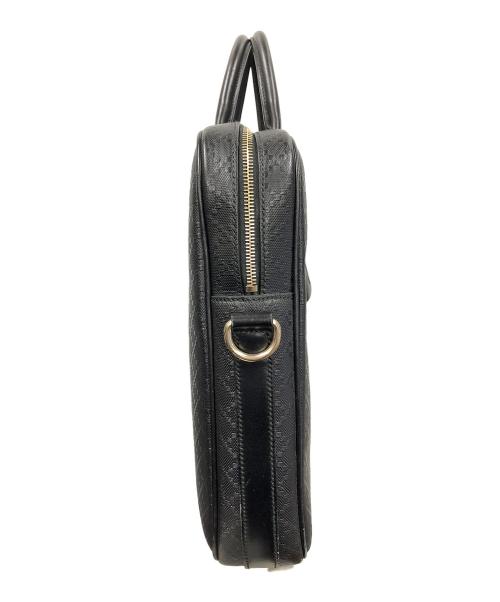 GUCCI（グッチ）GUCCI (グッチ) 2WAYバッグ ブリーフケース ショルダーバッグ ディアマンテ ブラック サイズ:実寸サイズにてご確認下さい。の古着・服飾アイテム