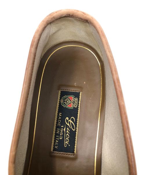 GUCCI（グッチ）GUCCI (グッチ) ホースビットローファー ブラウン サイズ:10 1/2の古着・服飾アイテム