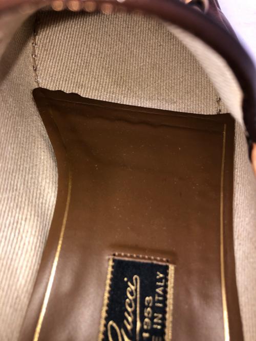 GUCCI（グッチ）GUCCI (グッチ) ホースビットローファー ブラウン サイズ:10 1/2の古着・服飾アイテム