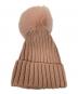 MONCLER (モンクレール) ニット帽 サイズ:実寸サイズにてご確認ください。：18000円