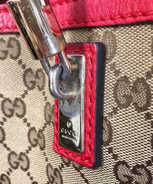 GUCCI（グッチ）GUCCI (グッチ) GG（ジージー）ベラ バンブータッセル トートバッグ ベージュ サイズ:実寸サイズにてご確認ください。の古着・服飾アイテム