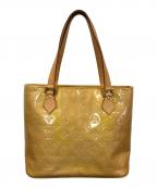 LOUIS VUITTONルイ ヴィトン）の古着「トートバッグ モノグラム・ヒューストン・ヴェルニ」｜ノワゼット