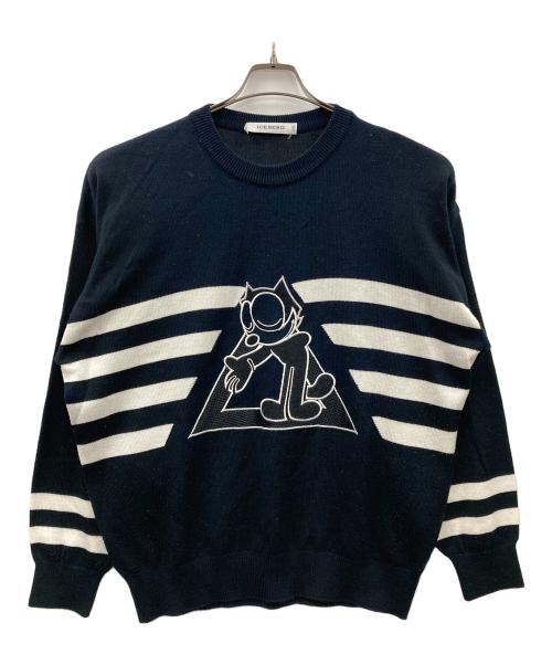 ICEBERG（アイスバーグ）ICEBERG (アイスバーグ) 厚手ニット ネイビー サイズ:実寸サイズにご確認ください。の古着・服飾アイテム