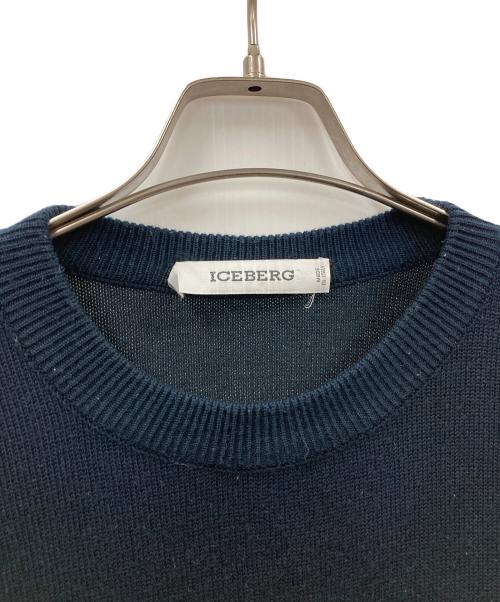 ICEBERG（アイスバーグ）ICEBERG (アイスバーグ) 厚手ニット ネイビー サイズ:実寸サイズにご確認ください。の古着・服飾アイテム