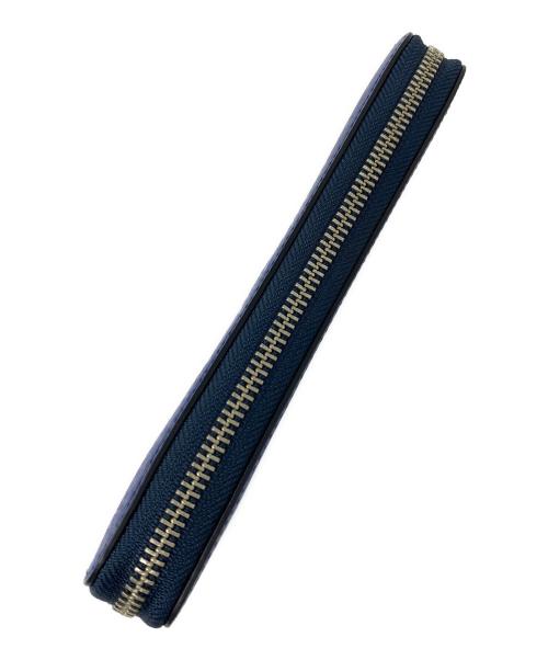 LANVIN en Bleu（ランバンオンブルー）LANVIN en Bleu (ランバンオンブルー) ラウンドファスナー財布 ブルー サイズ:実寸サイズにてご確認ください。の古着・服飾アイテム