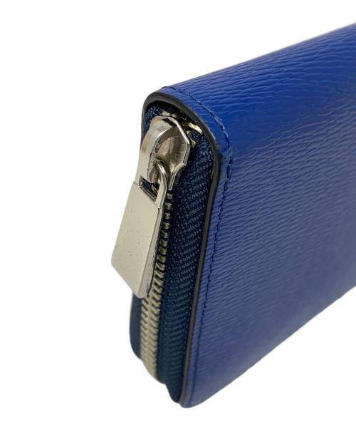 LANVIN en Bleu（ランバンオンブルー）LANVIN en Bleu (ランバンオンブルー) ラウンドファスナー財布 ブルー サイズ:実寸サイズにてご確認ください。の古着・服飾アイテム