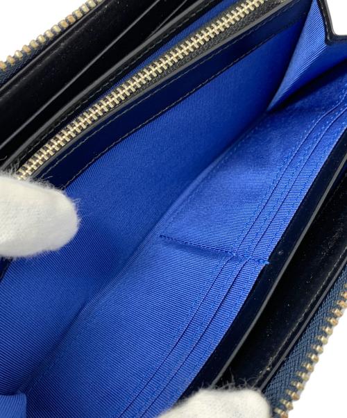 LANVIN en Bleu（ランバンオンブルー）LANVIN en Bleu (ランバンオンブルー) ラウンドファスナー財布 ブルー サイズ:実寸サイズにてご確認ください。の古着・服飾アイテム
