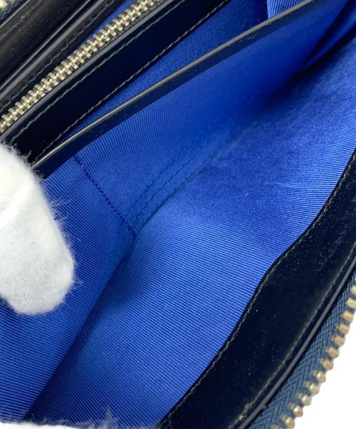 LANVIN en Bleu（ランバンオンブルー）LANVIN en Bleu (ランバンオンブルー) ラウンドファスナー財布 ブルー サイズ:実寸サイズにてご確認ください。の古着・服飾アイテム