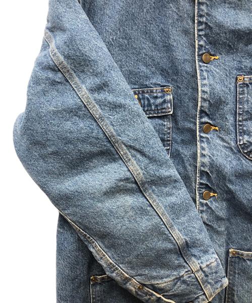 CarHartt（カーハート）CarHartt (カーハート) デニムジャケット BLANKET LINER DENIM CHORE COAT(ブランケットライナーデニムチョアコート) ブルー サイズ:実寸サイズにてご確認ください。の古着・服飾アイテム