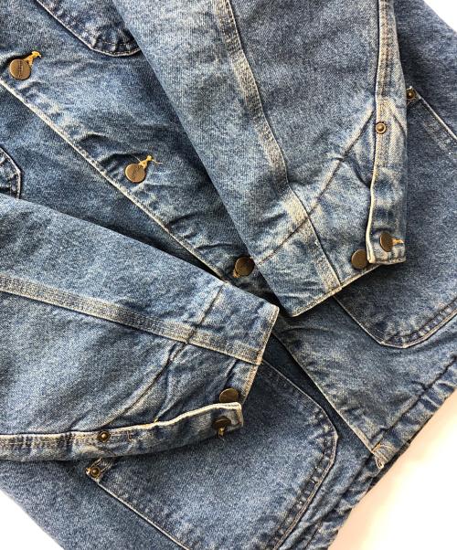 CarHartt（カーハート）CarHartt (カーハート) デニムジャケット BLANKET LINER DENIM CHORE COAT(ブランケットライナーデニムチョアコート) ブルー サイズ:実寸サイズにてご確認ください。の古着・服飾アイテム