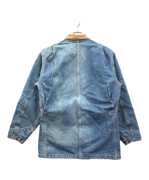 CarHartt（カーハート）CarHartt (カーハート) デニムジャケット BLANKET LINER DENIM CHORE COAT(ブランケットライナーデニムチョアコート) ブルー サイズ:実寸サイズにてご確認ください。の古着・服飾アイテム