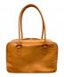 Hamano（ハマノ）の古着「レザートートバッグ」｜オレンジ