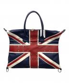 FTWエフティーダブリュー）の古着「トートバッグ ユニオンジャックバッグ」｜ネイビー×レッド